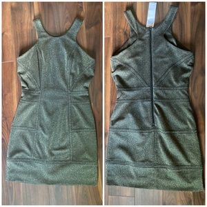 Bnwt bcbg Generation black/gold dress XS